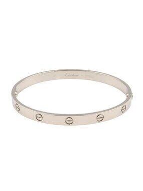 Cartier Bracelet Love 18.5 18k White Gold